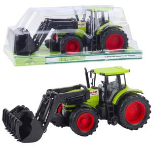Traktor rolniczy z chwytakiem zielonym. Wydawca: Leantoys. Multiszop.pl Opakowanie Traktor rolniczy z chwytakiem zielonym