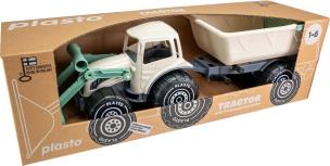 Traktor z ładowaczem i przyczepką 57cm. Wydawca: Plasto. Multiszop.pl Opakowanie Traktor z ładowaczem i przyczepką 57cm