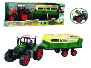 Opakowanie Traktor z przyczepą światło i dźwięk