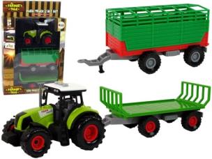Opakowanie Traktor z przyczepką autko farma