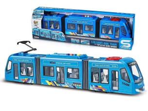 Opakowanie Tramwaj światło, dźwięk, otwierane drzwi 1:16