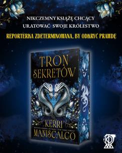 Okładka książki Tron sekretów (ilustrowane brzegi)