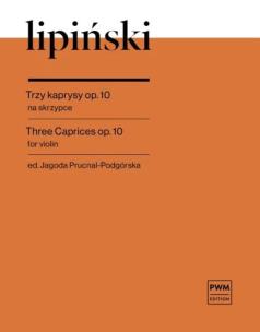 Okładka książki Trzy kaprysy op. 10 na skrzypce