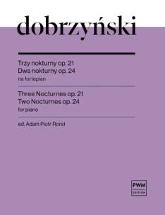 Okładka książki Trzy nokturny op.21, Dwa nokturny op.24