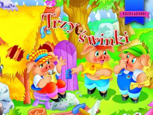 Okładka książki Trzy świnki. Rozkładanki