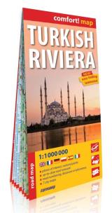 Okładka książki TURKISH RIVIERA ROAD MAP 1:1 000 000 LAMINAT-EXPR