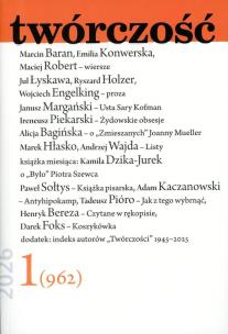 Okładka książki Twórczość 1/2026