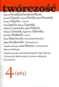 Okładka książki Twórczość 4/2026