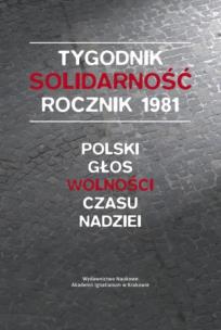 Okładka książki Tygodnik Solidarność rocznik 1981