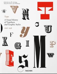 Opakowanie Type A Visual History of Typefaces & Graphic Styles