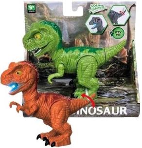 Tyranozaur młody ze światłem i dżwiękiem MIX. Wydawca: Merkpol. Multiszop.pl Opakowanie Tyranozaur młody ze światłem i dżwiękiem MIX