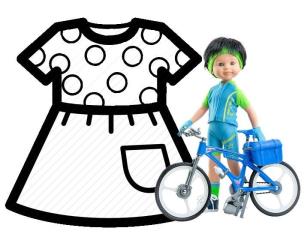 Opakowanie Ubranko dla lalek 32cm