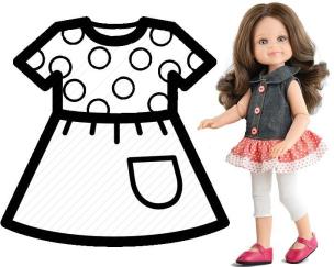 Opakowanie Ubranko dla lalek 32cm