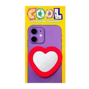 Opakowanie Uchwyt do telefonu z lusterkiem cool. Serce