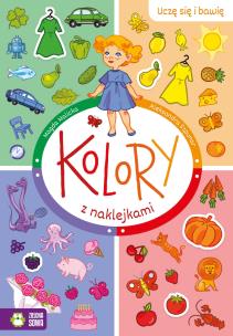 Okładka książki Uczę się i bawię Kolory z naklejkami