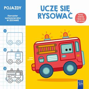 Uczę się rysować. Pojazdy. Autor:   Praca zbiorowa. Multiszop.pl Okładka książki Uczę się rysować. Pojazdy