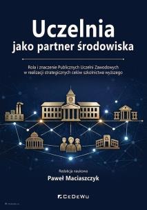 Okładka książki Uczelnia jako partner środowiska