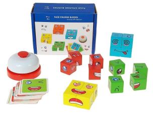 Opakowanie Układanka buźki z kartami