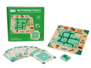 Opakowanie Układanka drewniana - znajdź drogę