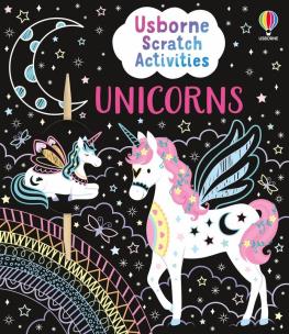Okładka książki Unicorns. Usborne Scratch Activities wer. angielska