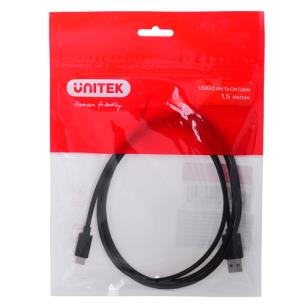 Opakowanie UNITEK KABEL USB 3.1 USB-A - USB-C, M/M, 1,5M