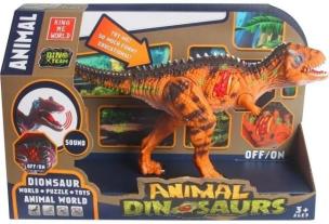 Velociraptor ze światłem i dżwiękiem. Wydawca: Merkpol. Multiszop.pl Opakowanie Velociraptor ze światłem i dżwiękiem