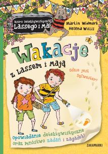 Wakacje z Lassem i Mają. Gdzie jest Sylwester? Biuro Detektywistyczne Lassego i Mai. Autor: Martin Widmark. Multiszop.pl Okładka książki Wakacje z Lassem i Mają. Gdzie jest Sylwester? Biuro Detektywistyczne Lassego i Mai