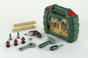 Walizka Bosch z wkrętarką i narzędziami. Wydawca: Klein. Multiszop.pl Opakowanie Walizka Bosch z wkrętarką i narzędziami