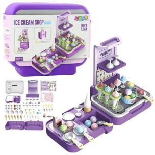 Walizka z lodami 3w1 62el. Wydawca: Leantoys. Multiszop.pl Opakowanie Walizka z lodami 3w1 62el