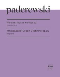 Okładka książki Wariacje i fuga es-moll op. 23 na fortepian