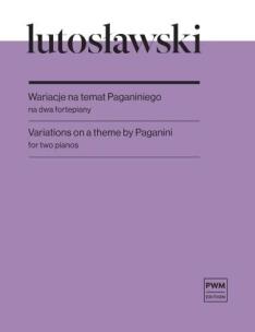 Okładka książki Wariacje na temat Paganiniego na 2 fortepiany