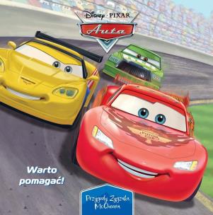 Okładka książki Warto Pomagać! Przygody Zygzaka McQueena. Disney Pixar Auta
