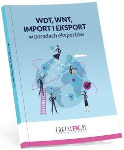 Okładka książki WDT, WNT, import i eksport w poradach ekspertów