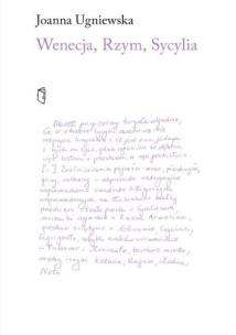 Okładka książki Wenecja, Rzym, Sycylia