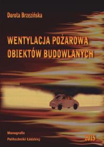 Okładka książki Wentylacja pożarowa obiektów budowlanych