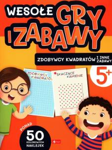 Wesołe gry i zabawy. Zdobywcy kwadratów i inne.. - uszkodzone. Autor: Opracowanie zbiorowe. Multiszop.pl Okładka książki Wesołe gry i zabawy. Zdobywcy kwadratów i inne.. - uszkodzone