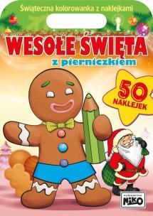 Wesołe święta z pierniczkiem. Autor: Artur Rajch. Multiszop.pl Okładka książki Wesołe święta z pierniczkiem