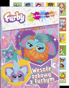 Wesołe zabawy z Furbym. Furby. Dodaj kolorów zabawie. Autor: Opracowanie zbiorowe. Multiszop.pl Okładka książki Wesołe zabawy z Furbym. Furby. Dodaj kolorów zabawie