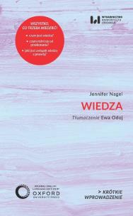 Wiedza. Autor: Nagel Jennifer. Multiszop.pl Okładka książki Wiedza