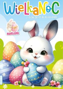 Okładka książki Wielkanoc z zajączkiem na kolorowo