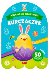 Wielkanocne kolorowanki. Kurczaczek - uszkodzone. Autor: Opracowanie zbiorowe. Multiszop.pl Okładka książki Wielkanocne kolorowanki. Kurczaczek - uszkodzone