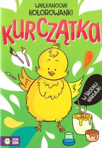 Okładka książki Wielkanocne kolorowanki. Kurczątka