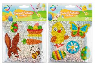 Opakowanie Wielkanocne naklejki diamentowe 5szt