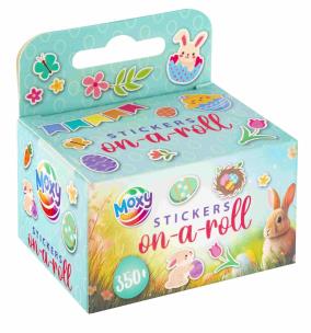 Opakowanie Wielkanocne naklejki na rolce 350+