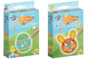 Opakowanie Wielkanocny brelok z diamentowym haftem MIX