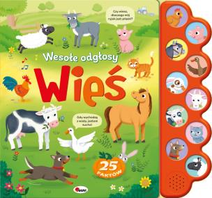 WIEŚ. Wesołe odgłosy. Autor: Natalia Kawałko-Dzikowska. Multiszop.pl Okładka książki WIEŚ. Wesołe odgłosy