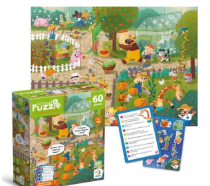 Wimmelpuzzle 60 Summer in the village. Wydawca: Dodo. Multiszop.pl Opakowanie Wimmelpuzzle 60 Summer in the village