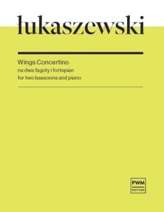 Okładka książki Wings Concertino na dwa fagoty i fortepian