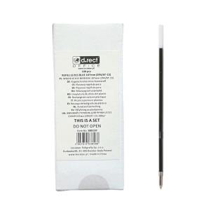 Opakowanie Wkład do długopisu LE015 niebieski (100szt) D.RECT