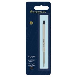 Opakowanie Wkład do długopisu Waterman standard czarny (M) 1sztuka na blistrze S0944480